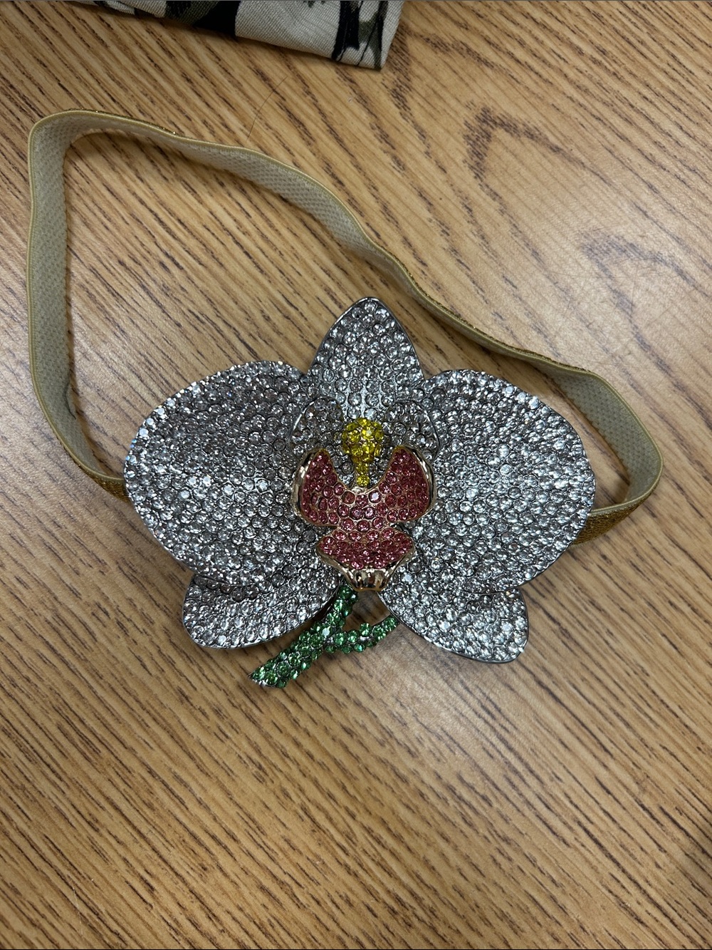 Tieks with a limited-edition orchid topper crafted jewel by jewel